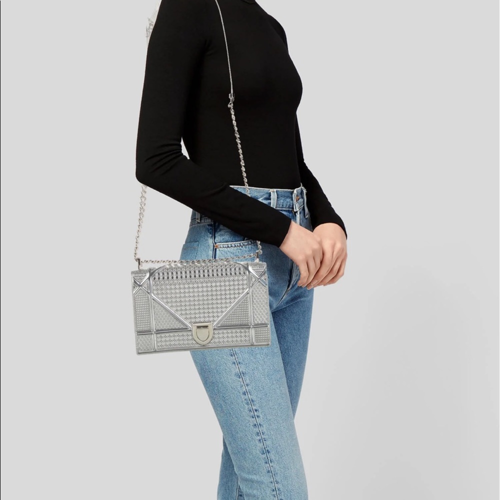 Dior silver bag